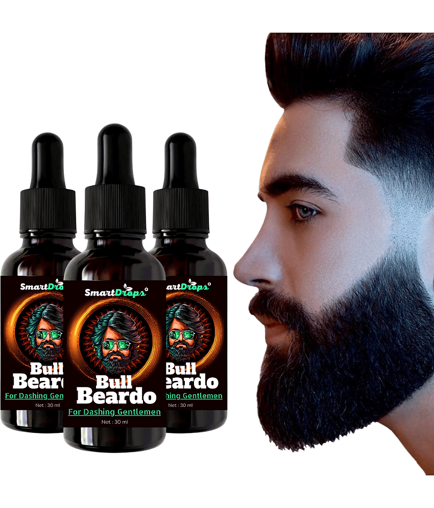 Smartdrops - 30mL For a Shiny Beard Beard Oil ( Pack of 3 )