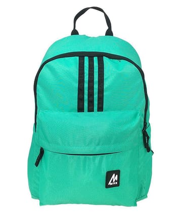 MIKE Light Green 22Litres School Bag for Boys & Girls