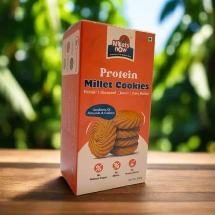 Protein Millet Cookies | Made with Jowar & Jaggery |100g Protein Millet Cookies | Made with Jowar & Jaggery |100g