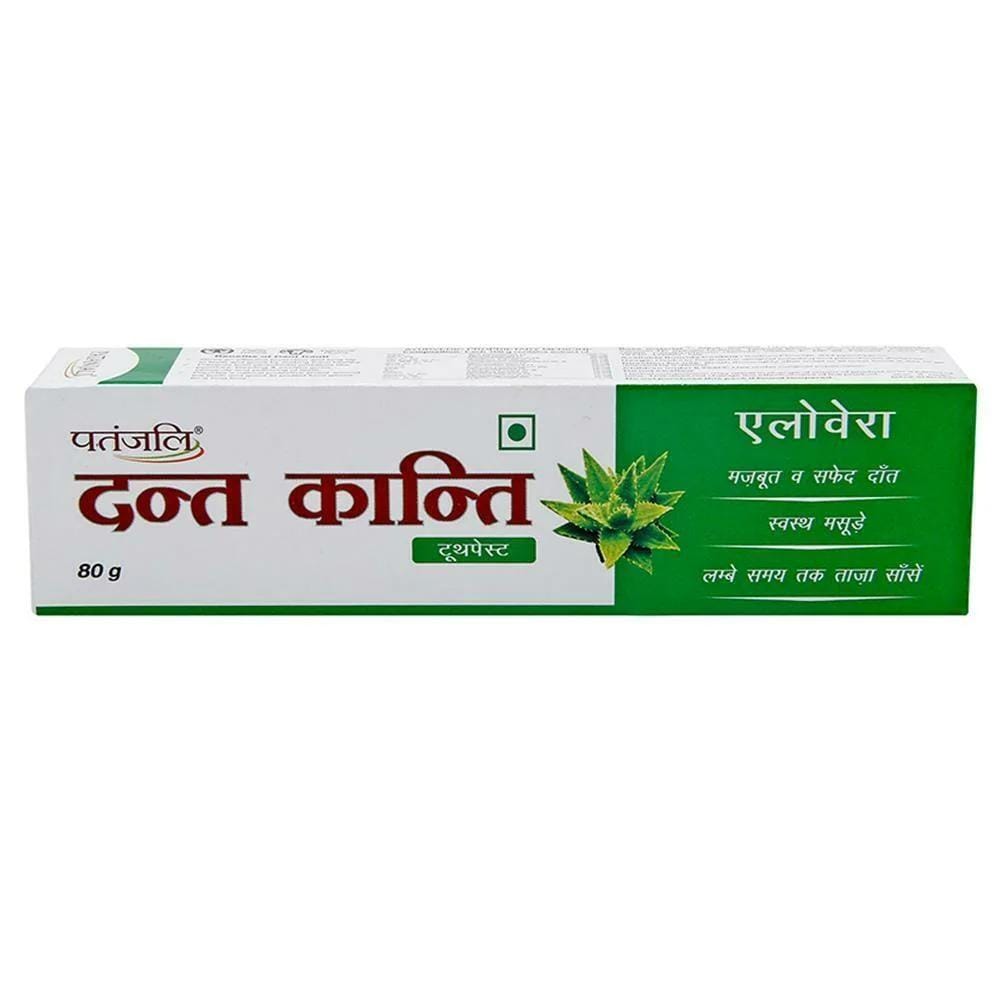 PATANJALI DANT KANTI ALOE VERA TOOTHPASTE 80 GMS