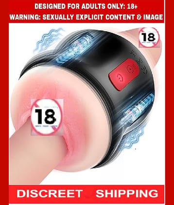 NAUGHTY TOYS PRESENT MOKSH VIBRATING MASTURBATION CUP POCKET PUSSY FOR MALE (MULTI COLOR) BY KAMYOG