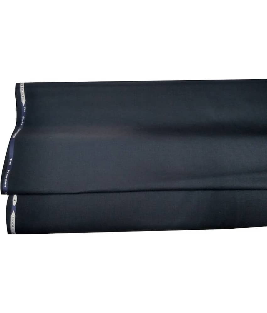 Kundan Poly Viscose Blue Matty Plain