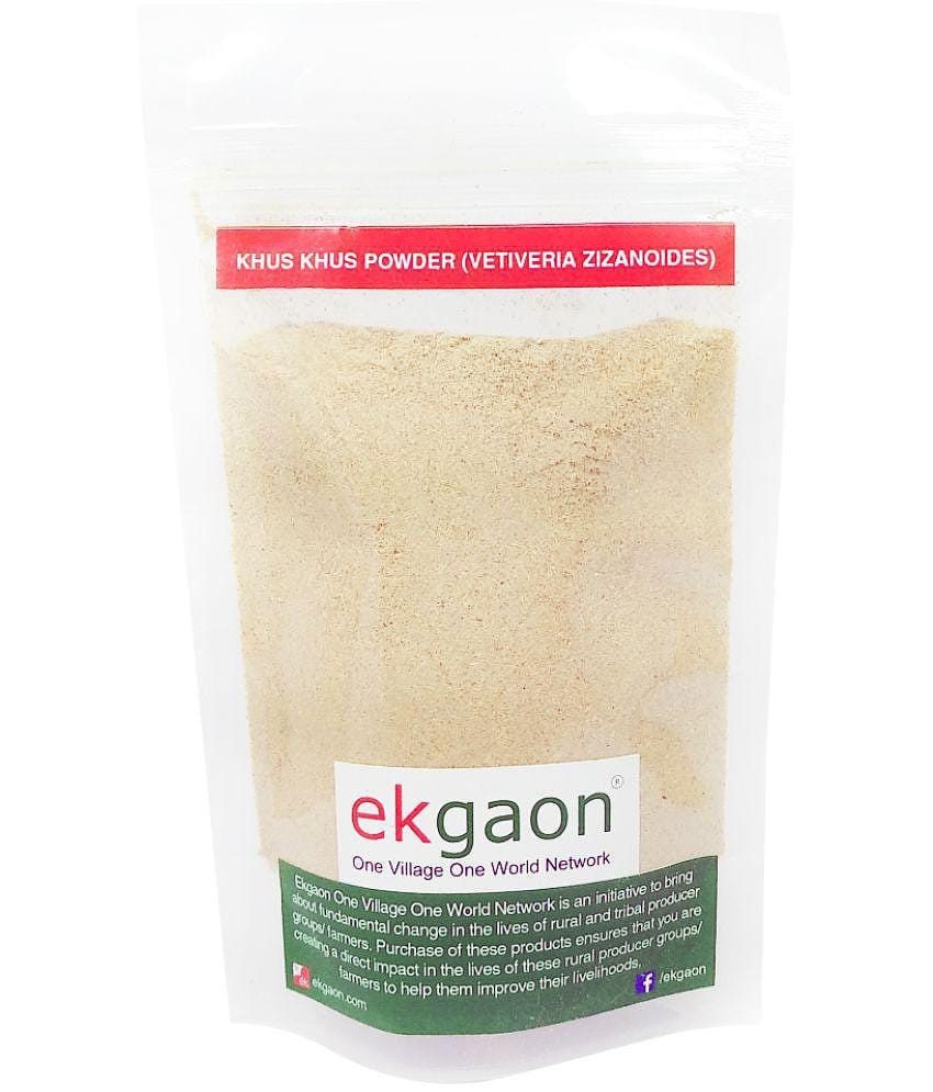 Ekgaon Khus Khus Powder (Vetiveria zizanoides) 200 gm