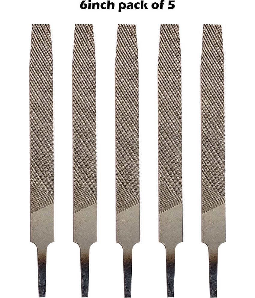 Flat Engineer's File Tool 6Inch (125mm) (Pack Of 5) File Flat