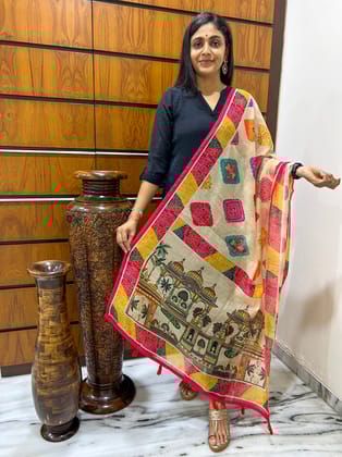 Jharokha Chanderi Dupatta