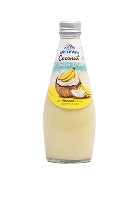White Vale Banana Coconut Milk Drink 290ml