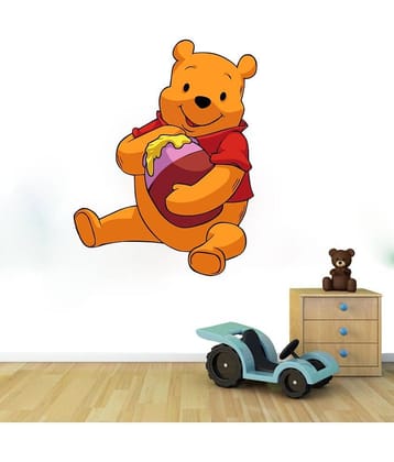 Decor Villa Yello Pooh Vinyl Wall Stickers