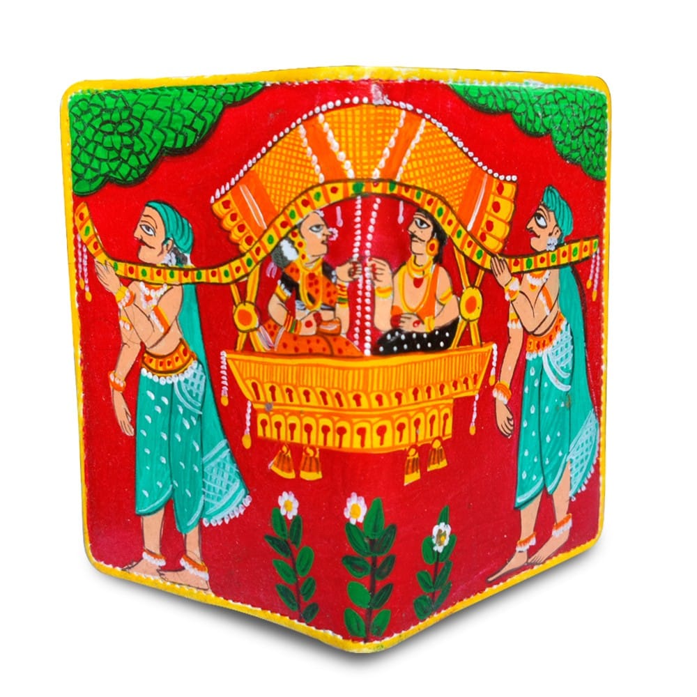 Cheriyal Painting on Passport Cover DIY Kit by Penkraft