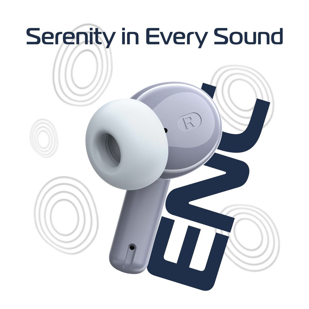 Cellecor BroPods C105 Tune TWS |45H Playtime, ENC, 5.3v, IPX5, 50ms Low Latency Gaming Bluetooth-Blue Grey