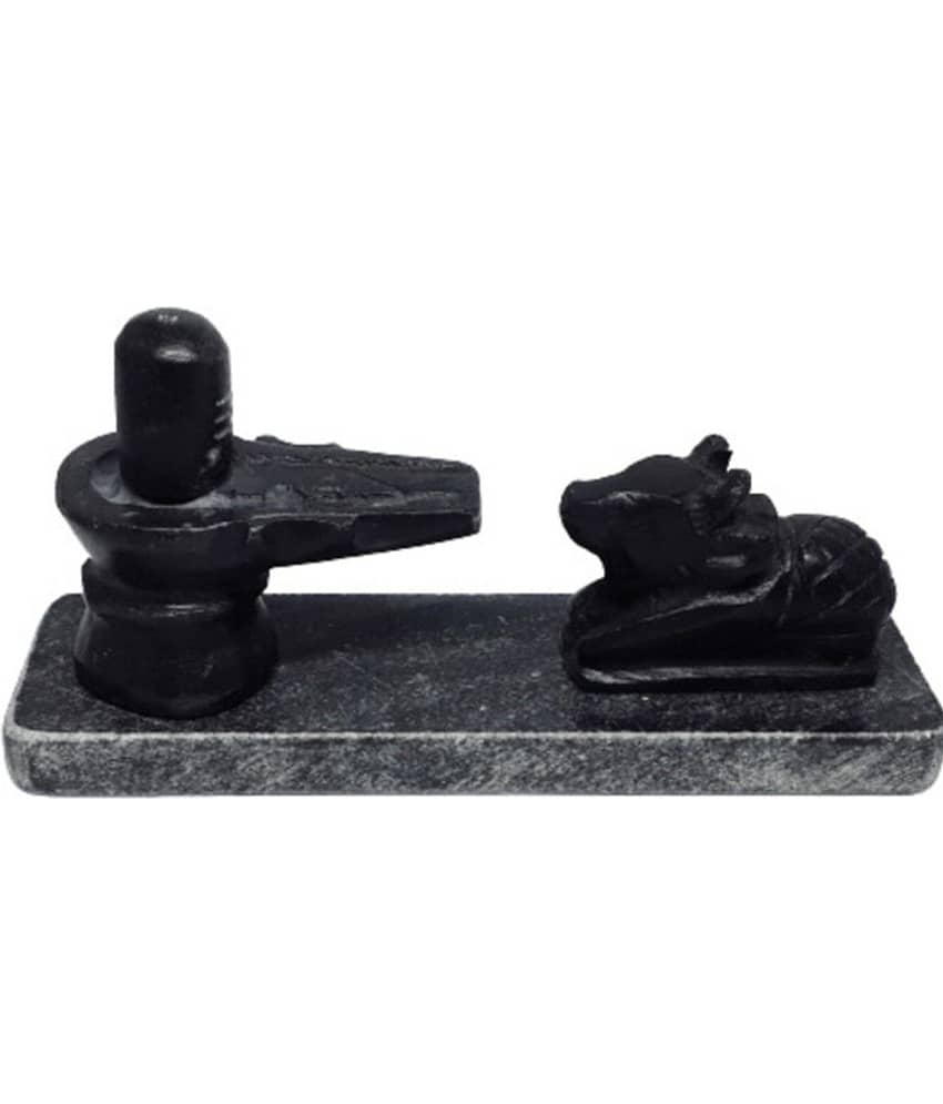 KRAFT CLOUDS - Marble Shivling Idol ( 6 cm )