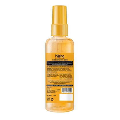 Nisha Professional Hair Reinvigorate Serum 100ml, Argan Oil Hair Serum for Frizzy Hair, Eversilk Hair Serum for All Hair Types
