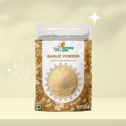 Morning Wale Premium Garlic Powder (45g) | Aromatic Seasoning | For Curries & Marinades