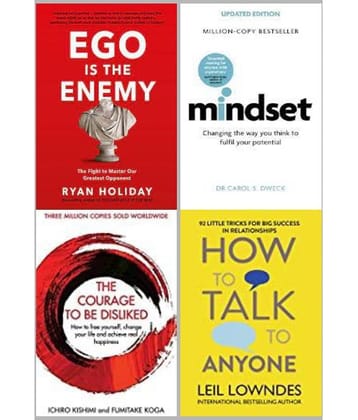 Mindset + Ego is the Enemy + Courage to be Disliked + How To Talk Anyone