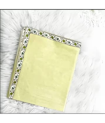 UrbanArts Cotton Solid Single Bed Dohar - Gold ( Coordinated )