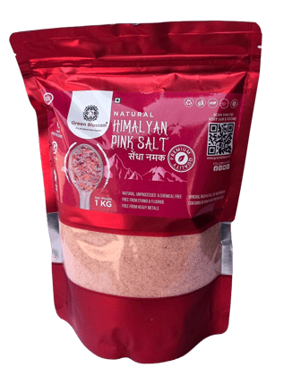 Natural Himalayan Pink Salt - 1 kg  by green blossom agritech ventures private limited