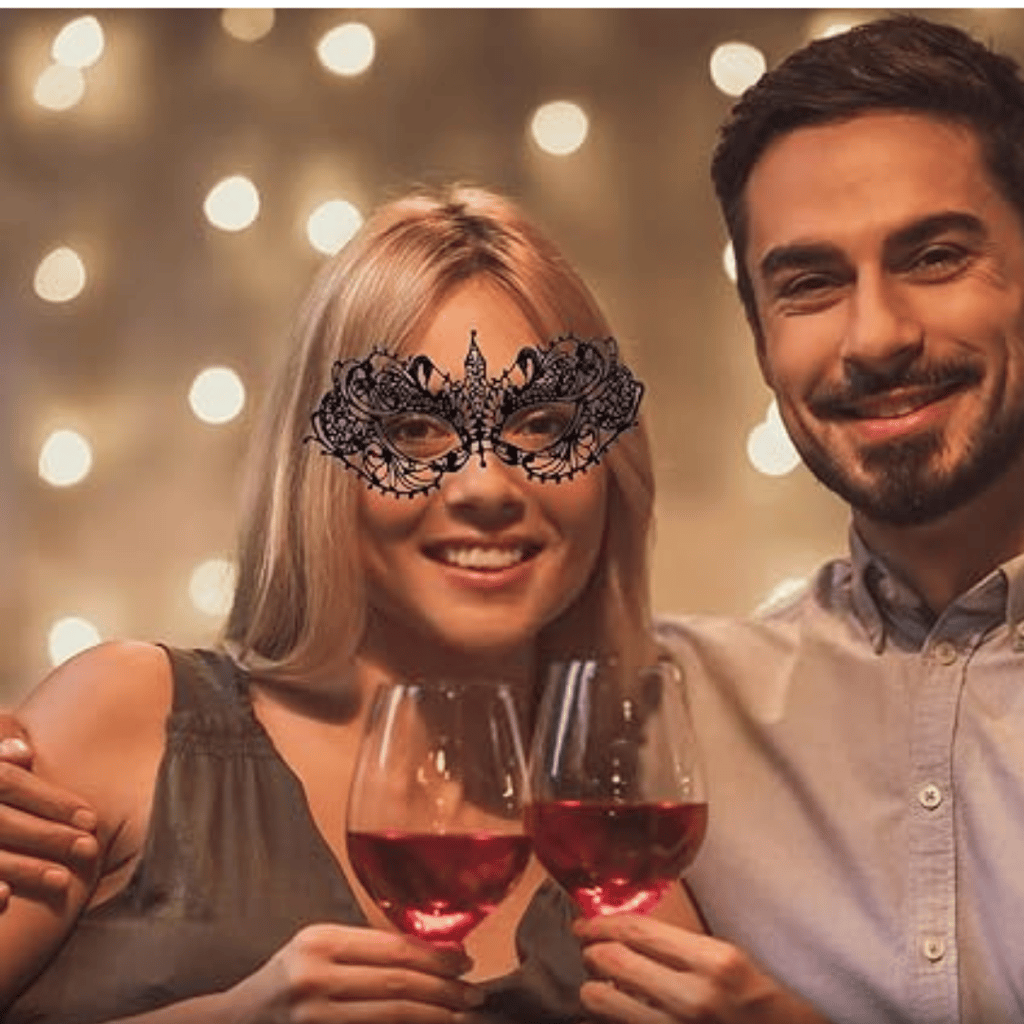 Masquerade Black Lace Women Eye Mask