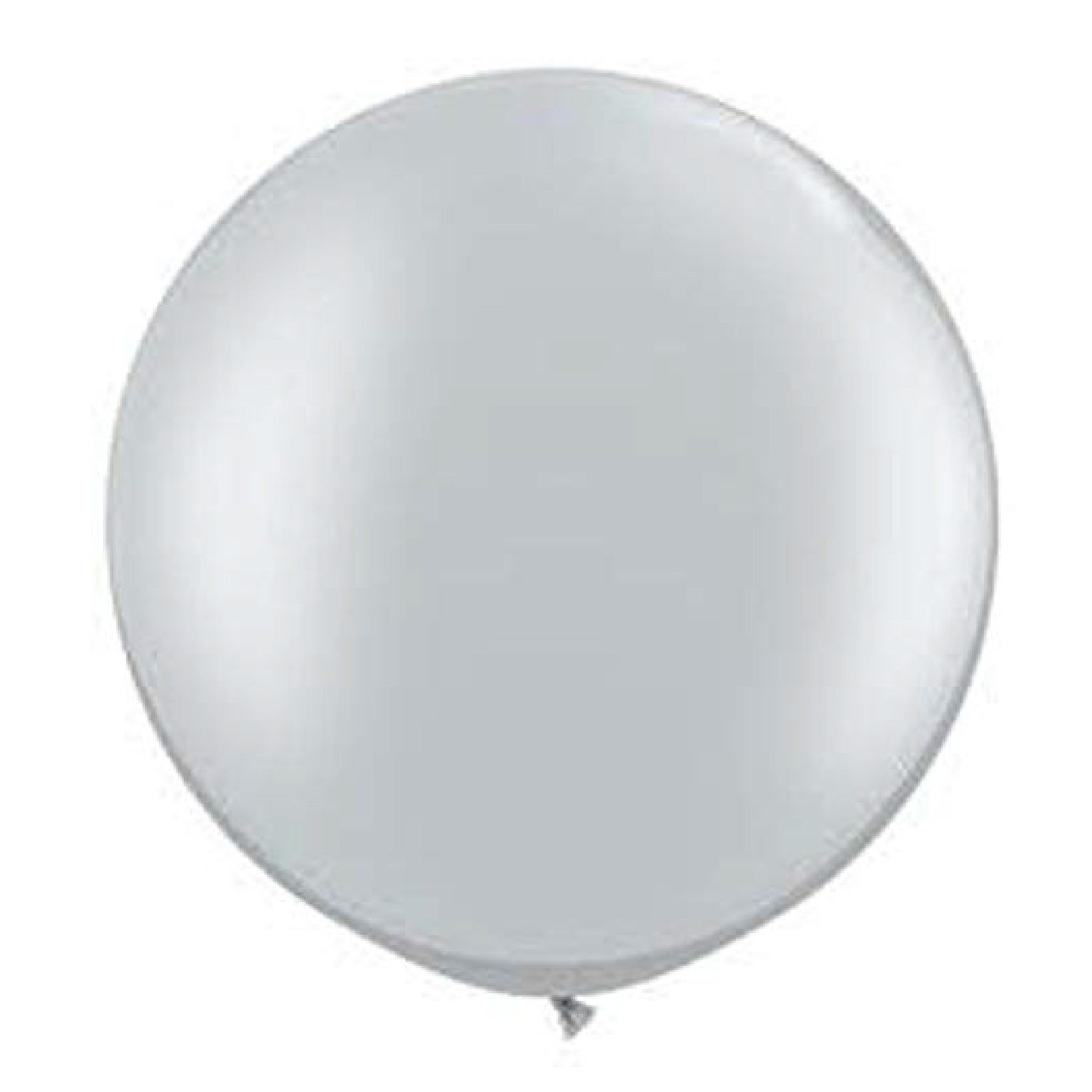 Silver Bladder Balloons Extra Large Latex Balloons - 36 inches - 1PC