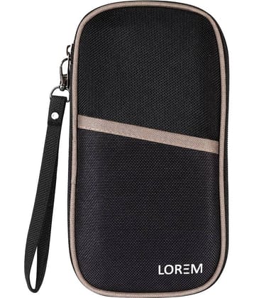 Lorem OG13 P.U. Black Passport Holder