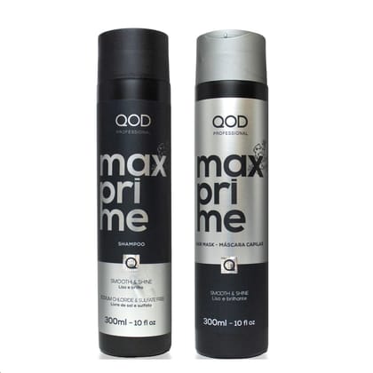Qod Professional Max Prime After Treatment Shampoo & Hair Mask 300Ml | Sulphate Free | Sodium Chloride Free Qod Professional Max Prime After Treatment Shampoo & Hair Mask 300Ml | Sulphate Free | Sodium Chloride Free - Max Prime After Treatment Combo 300m