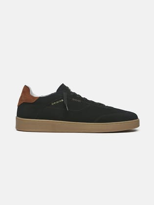 CHARCOAL - Everyday Black Suede Sneakers-6