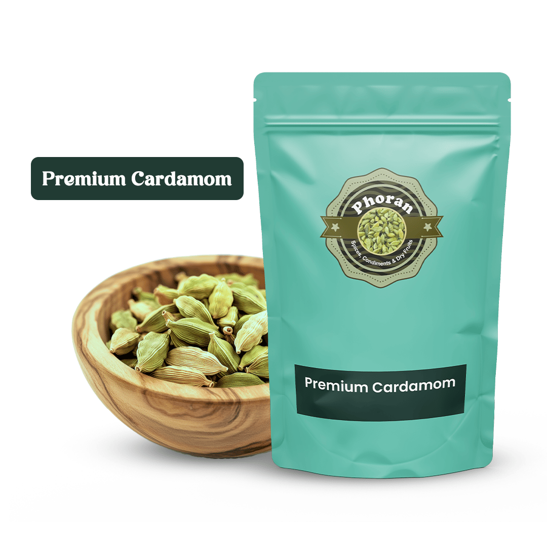 Buy Bold Green Cardamom Online India - Premium Elaichi | Phoran