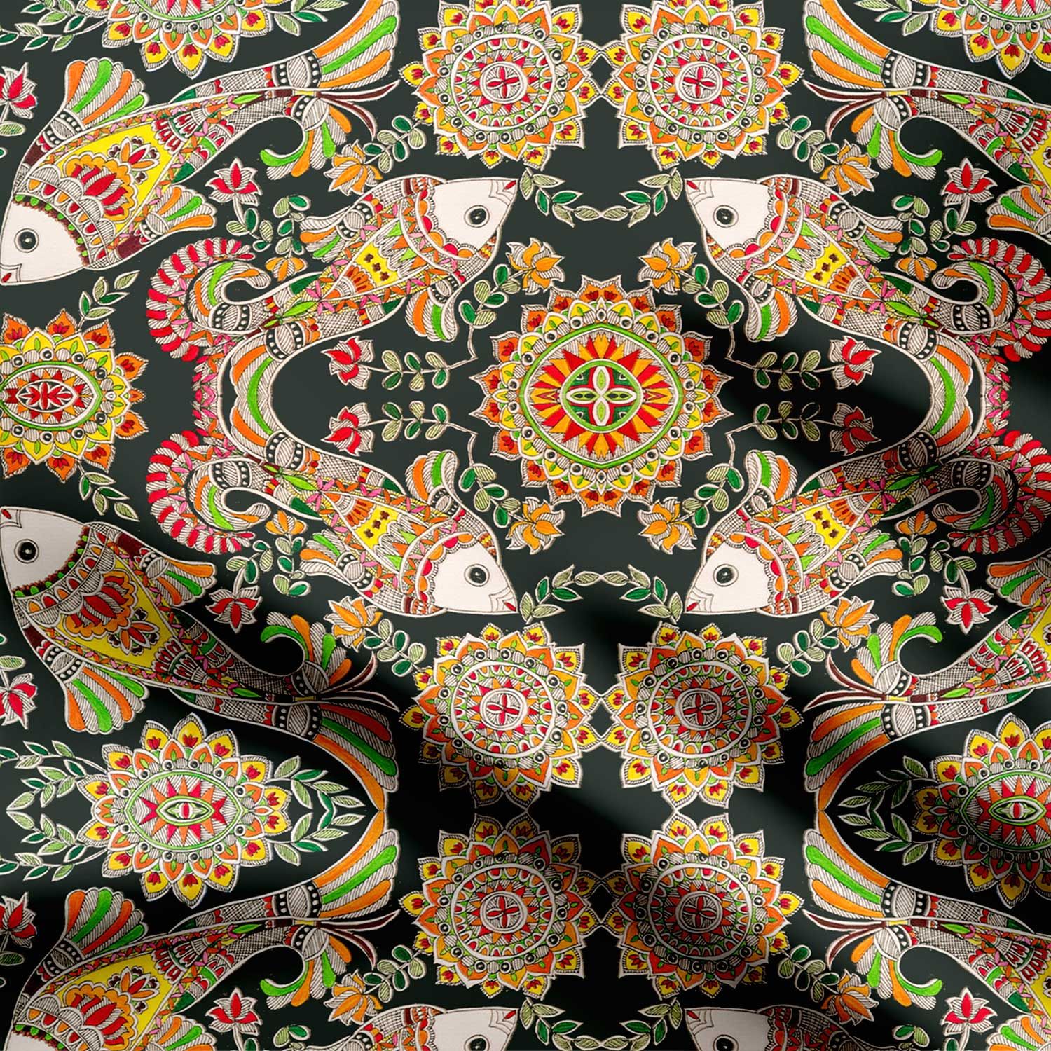 Paisley Fish-Cotton