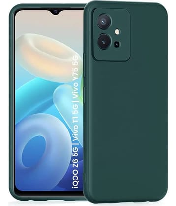 Case Vault Covers Silicon Soft cases Compatible For Silicon Vivo T1 5G ( Pack of 1 )