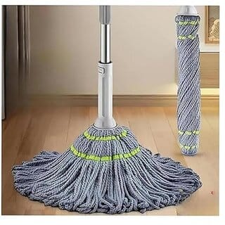 Microfiber Twist Mop for Floor Cleaning| Squeeze Twist Mop Stick| Durable Dust Easy to Use Floor Cleaner| Effective for Hardwood, Tile, and Laminate(Multicolour)_CLONE-124