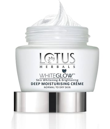 Lotus Herbals Whiteglow Skin Whitening & Brightening Moisturising Cream SPF 20 PA+++, 40g (Pack of 1)