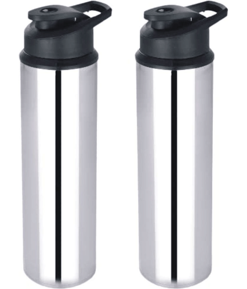 ATROCK - Stainless Steel Silver 900 mL Sipper ( Pack of 2 )