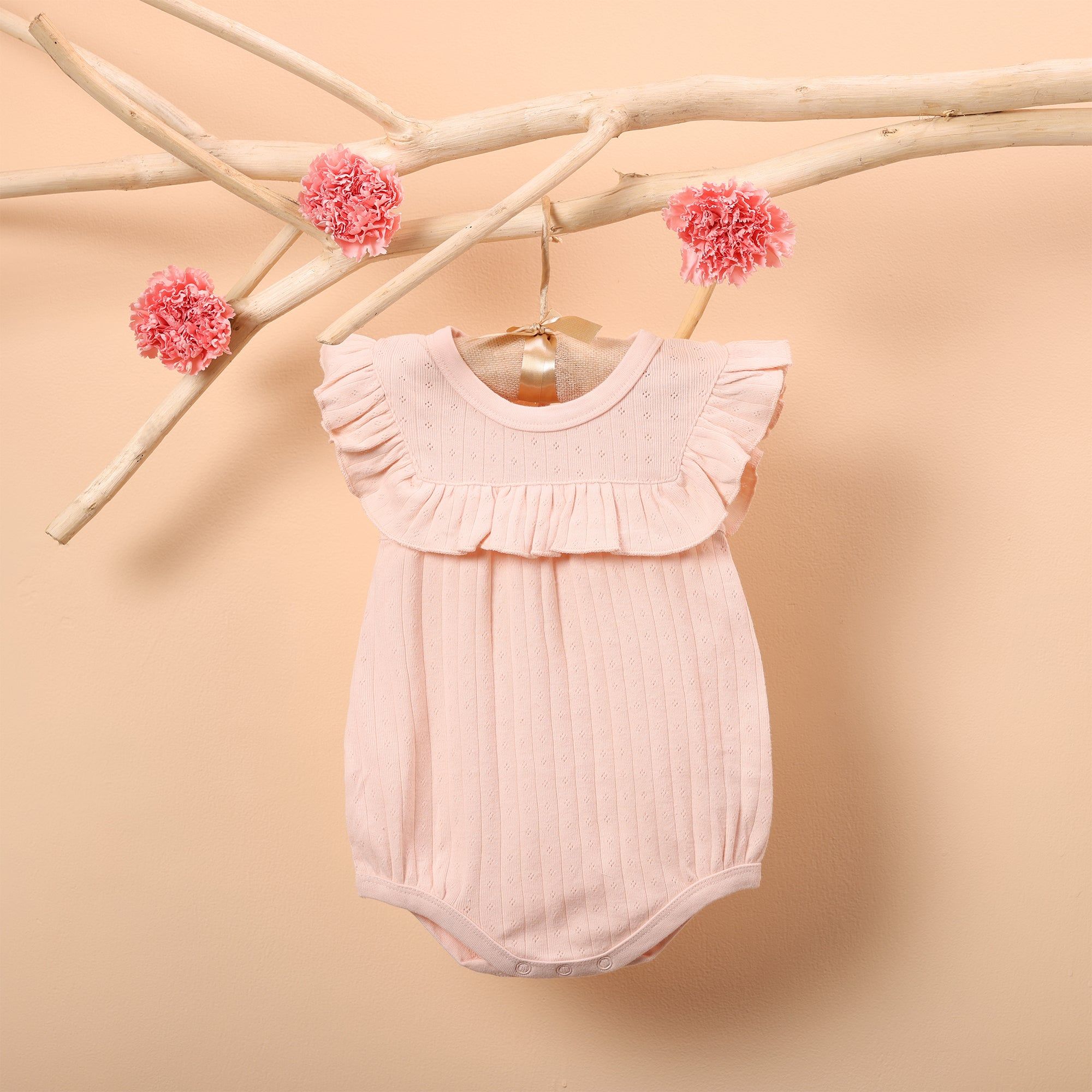 Poshaak Baby Bodysuit Set-Scallop shell / 3-6 months