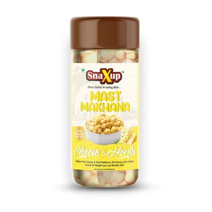 SnaXup Mast Makhana Cheese & Herbs 40Gm