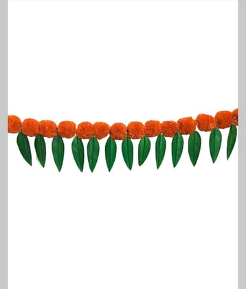 THRIFTKART - Orange Plastic Diwali Toran