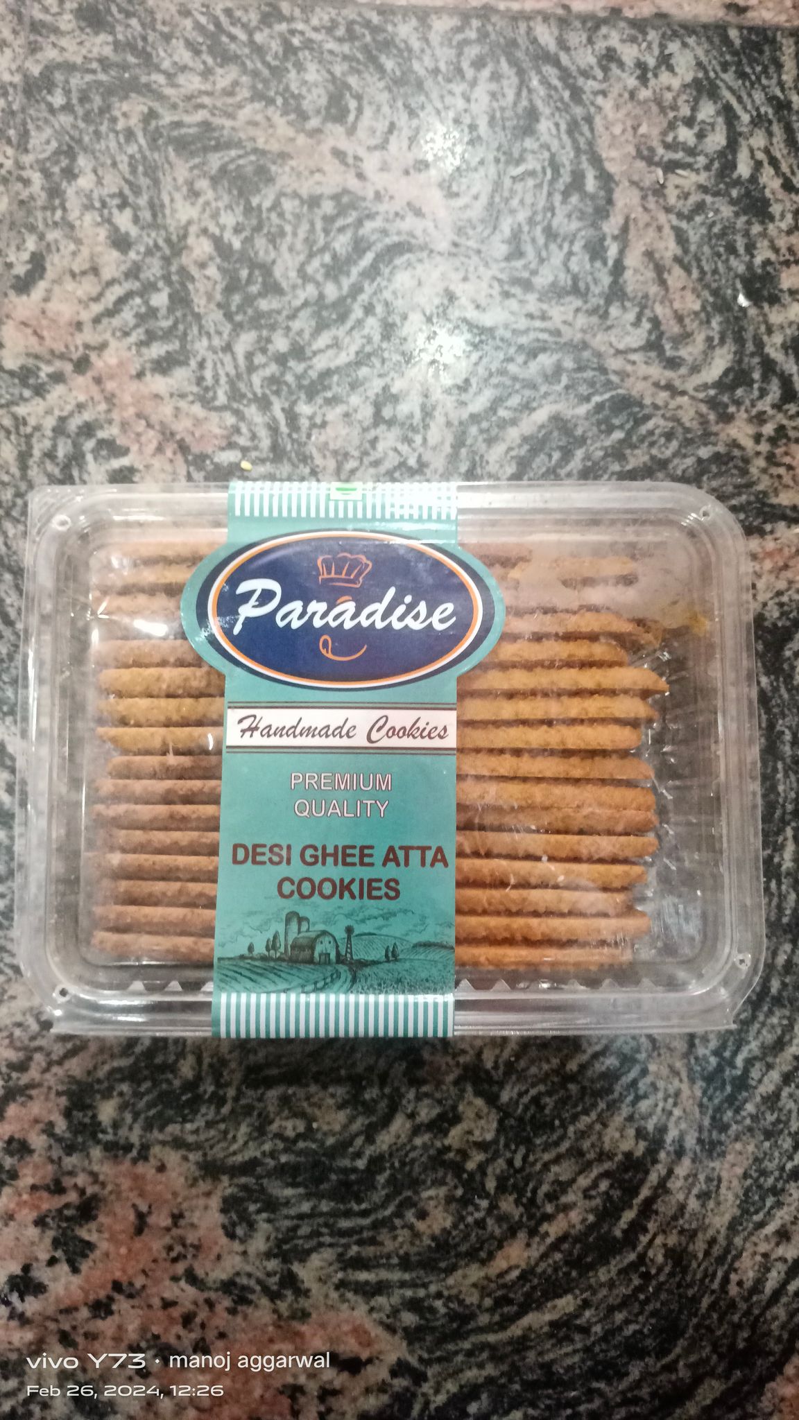 Paradise Handmade cookies Premium Quality Desi ghee atta Cookies 