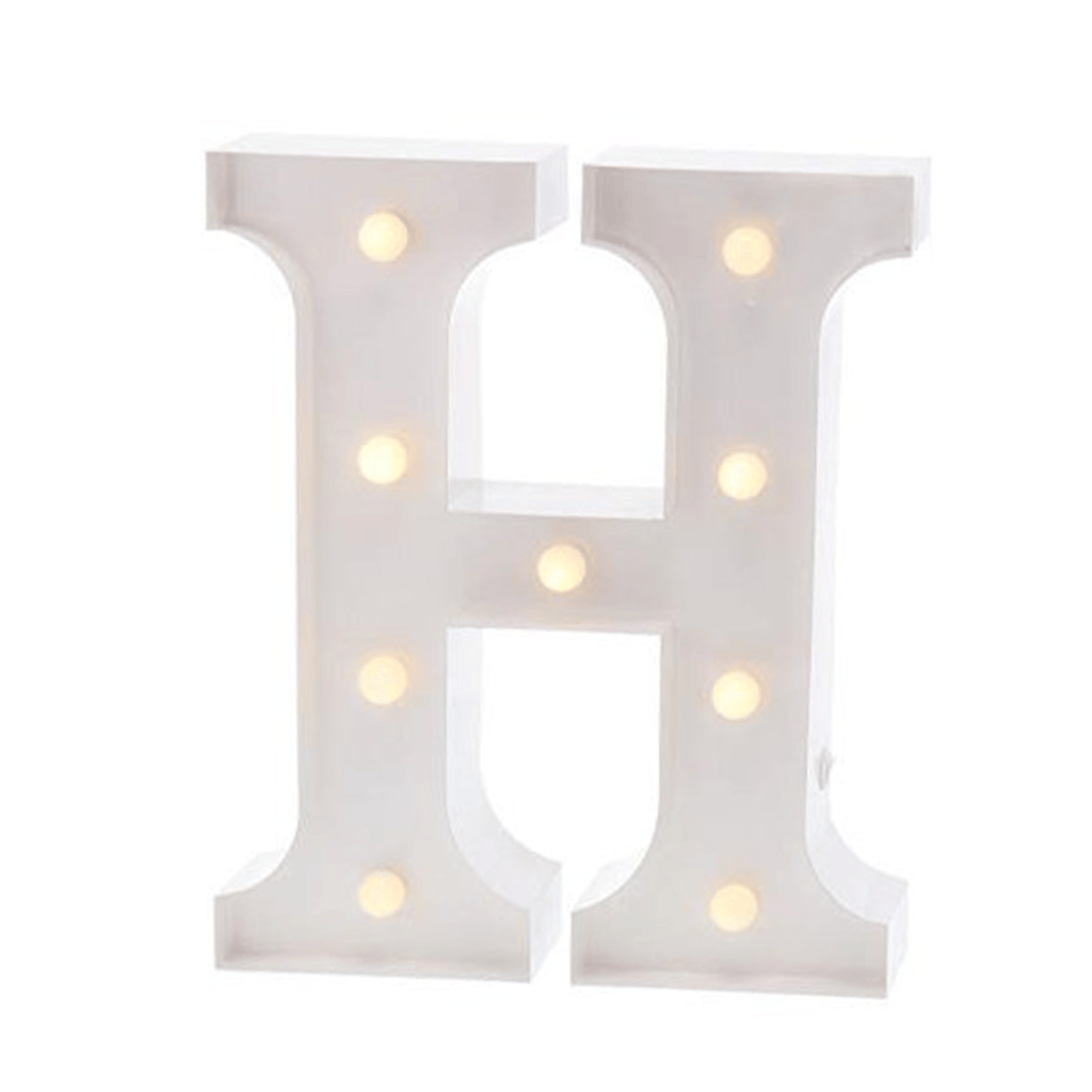 LED Marquee Alphabet H-1PC - Party and Festive Needs | Buy online on ZillyBuy