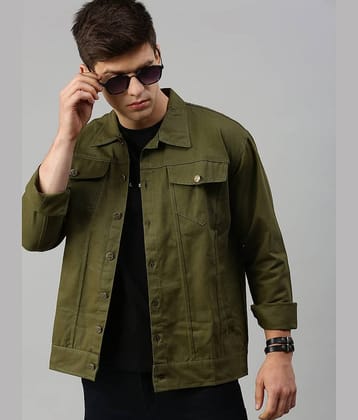 Kashian Denim Men's Denim Jacket - Black ( Pack of 1 )