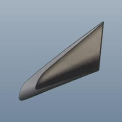 STRIPE LEFT FRONT VISOR(TYPE-3) - Splendor+ - 83409AAEC00XS