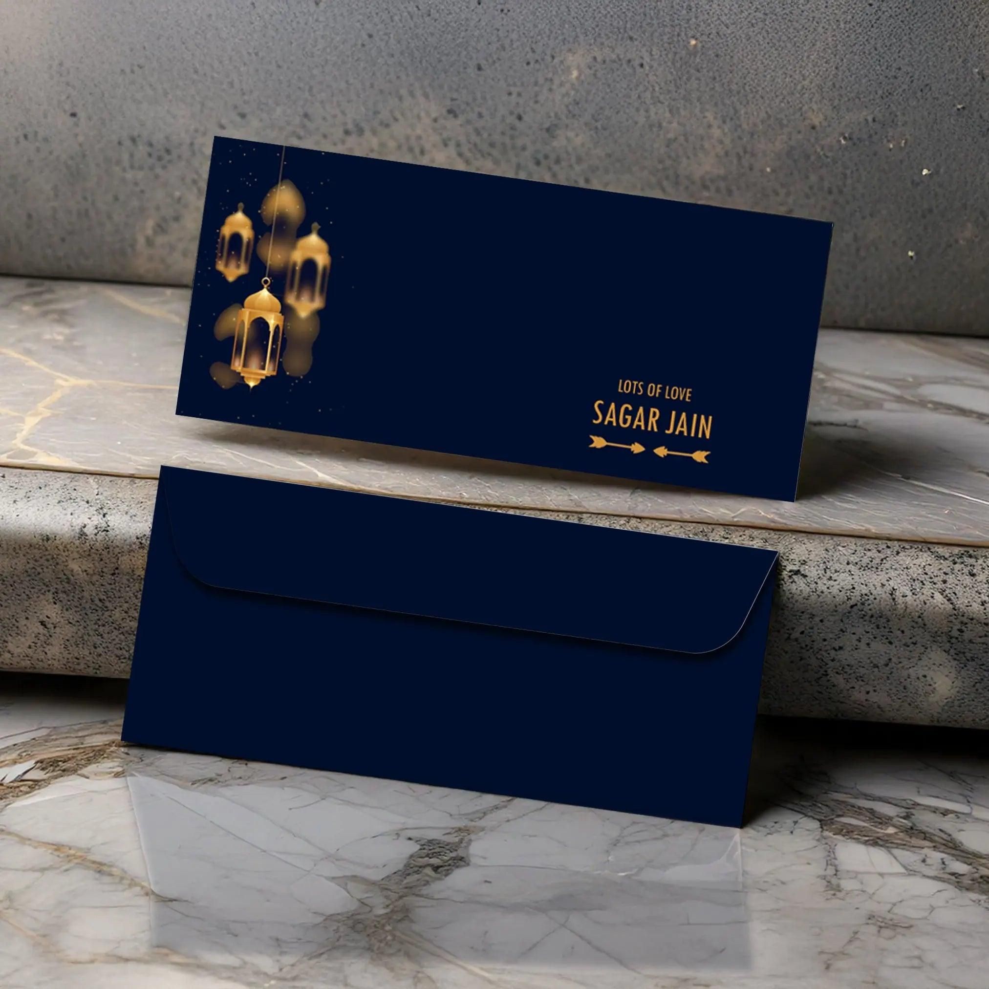Personalised Money Envelopes - Lanterns Theme - Set of 20