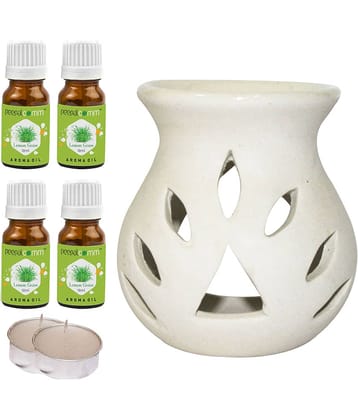 Peepalcomm Ceramic Aroma Oils & Diffusers Set - Pack of 7
