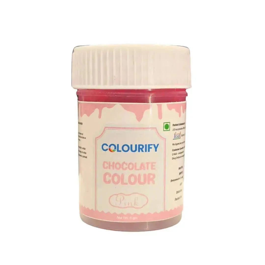 Pink Chocolate Colour - 5 Grams | Colourify Powder Chocolate Colour