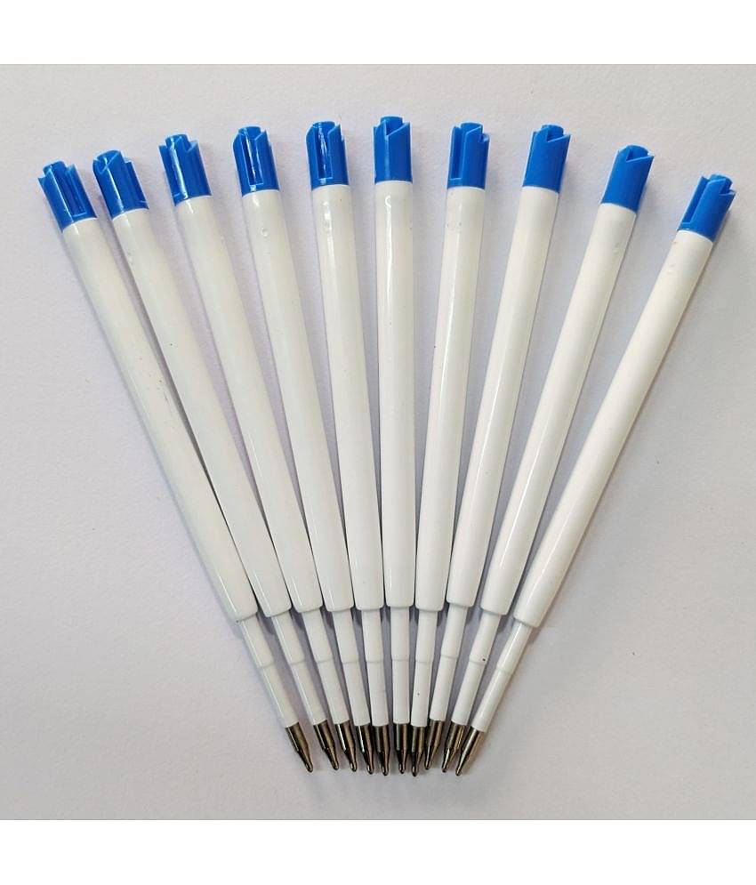 KK CROSI POLY JOTTER REFILL Blue Nib 0.6 mm Refill  (Pack of 10, Blue Ink)