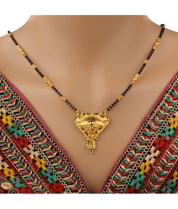 Soni jewellery Golden Mangalsutra ( Pack of 1 ) - Golden