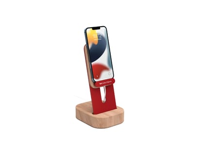 DailyObjects Mount Adjustable Phone Stand - Red