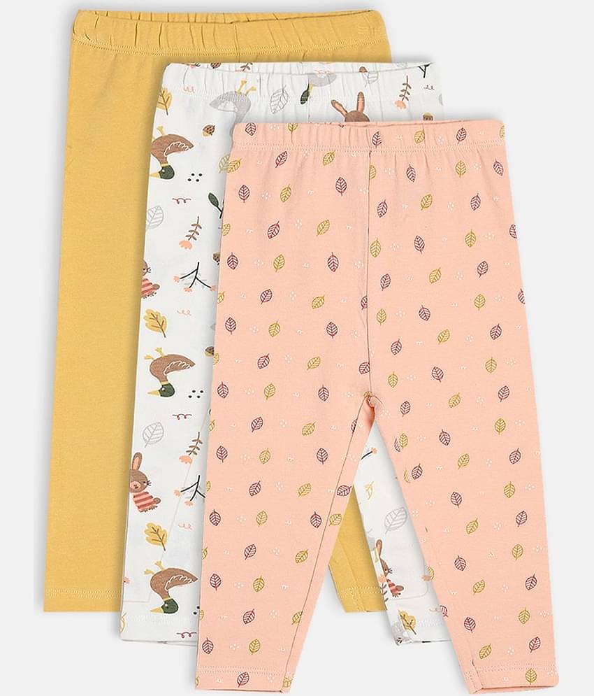MINI KLUB Pack of 1 Baby Girls Cotton Legging ( Multicolor )