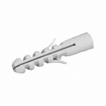 Plastic Wall Plugs/Nylon Sleeves/Raw Plug/Nylon Plugs/Nylon Wall Plugs/Screw Sleeve/Gitti set of 100 Pcs/ 35 x 8 mm, White)