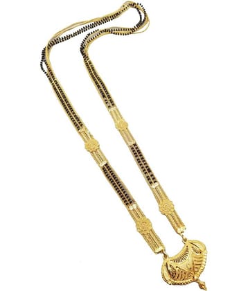 JIPPA - Golden Mangalsutra ( Pack of 1 )