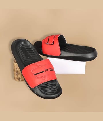 Q tick Red Men's Slide Flip Flop