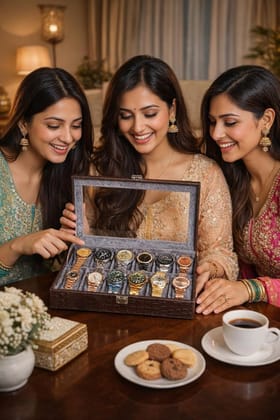 Sukeshcraft 12 Slot Premium Watch Box for Men, Croc Pattern Brown Leatherette with Grey Velvet Interior, Lockable Watch Organizer Case