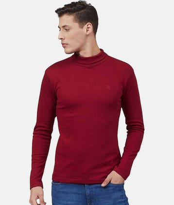 Chkokko Pack of 1 Cotton Regular Fit Men's T-Shirt ( Pink )