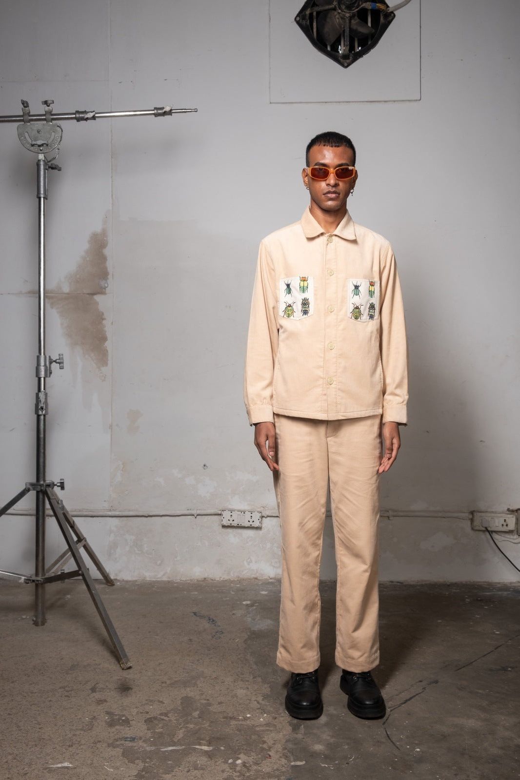 Desert Sand Corduroy Shirt-XS